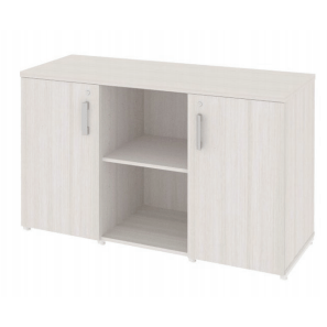 Armário de escritório baixo 02 portas, 01 prateleira ARB-03