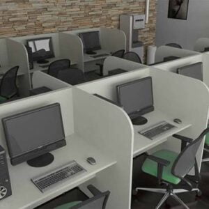 Baia de telemarketing confeccionado em MDP BT-13