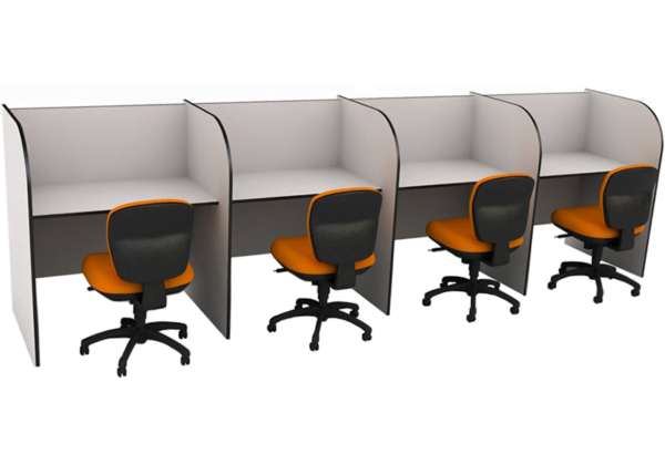 Baia de callcenter confeccionado em mdp ou mdf BT-27