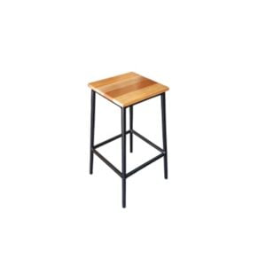 Banqueta com assento em madeira maciça Cedrinho BANQ PRO21