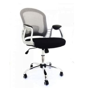 POLTRONA DIRETOR- Somente com encosto em tela na cor preta DIR PRO51