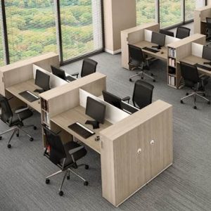 Plataforma de Trabalho com armário divisor PLT-04