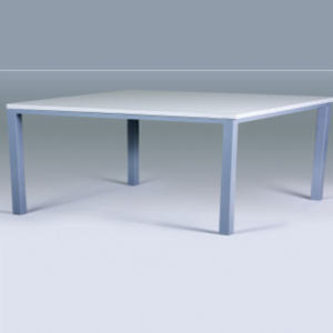 Mesa refeitório- Canto retos- Tampo em fórmica REFE PRO 10