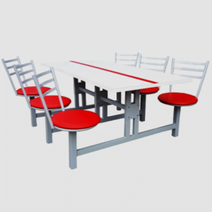 Mesa refeitório- Cantos retos REFE PRO 08